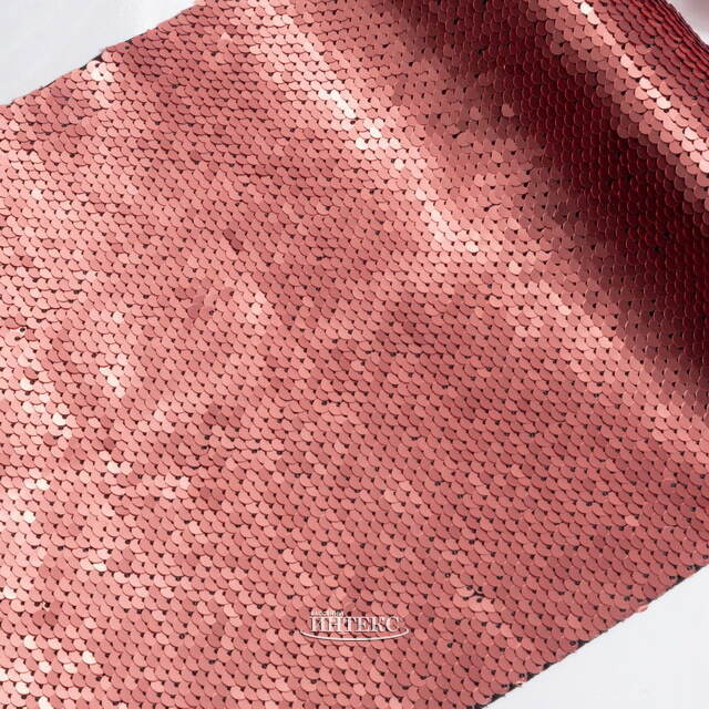 Дорожка на стол Божоле 125*25 см с двусторонними пайетками коралловая Koopman (Купман)