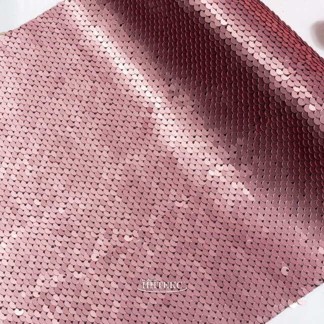 Дорожка на стол Божоле 125*25 см с двусторонними пайетками розовая Koopman (Купман)