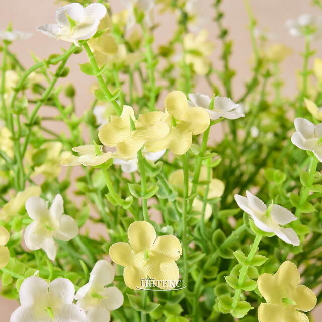 Искусственный цветок в горшке Дэйзи 28 см белый Kaemingk (Кейминг)