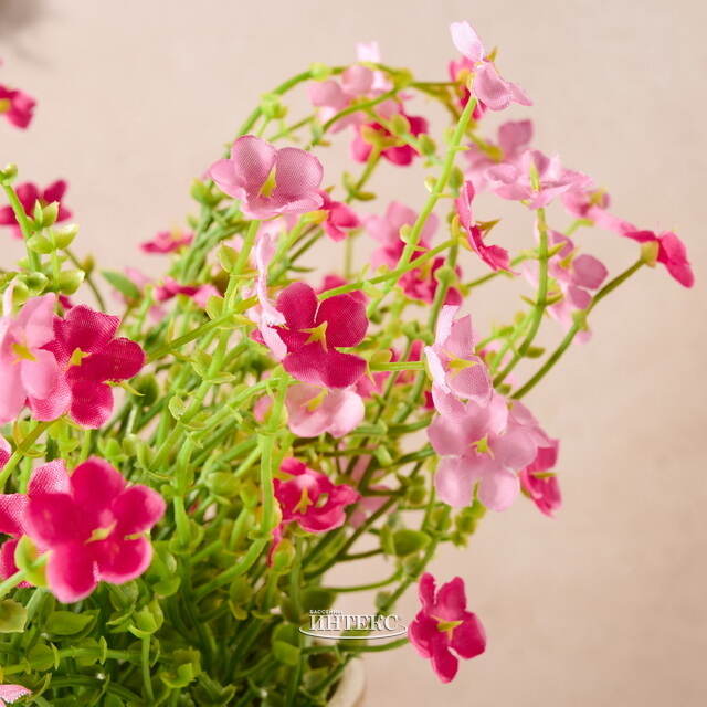 Искусственный цветок в горшке Дэйзи 28 см розовый Kaemingk (Кейминг)