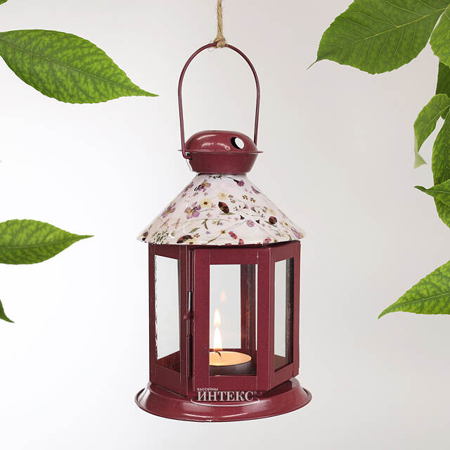 Фонарик-подсвечник металлический Франсуаза 18 см Kaemingk