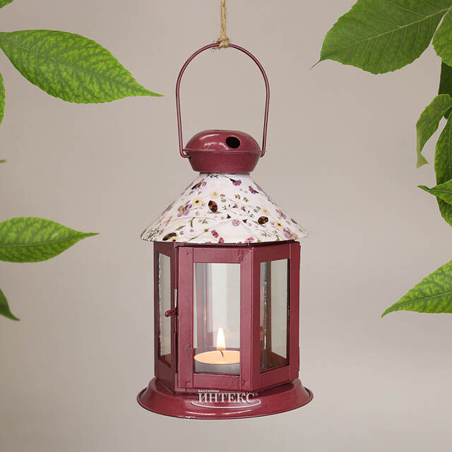 Фонарик-подсвечник металлический Франсуаза 18 см Kaemingk