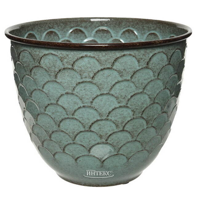 Декоративное кашпо Blue Sun 32*27 см, металл Kaemingk