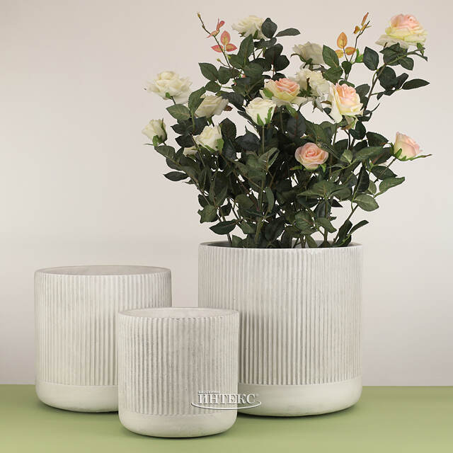 Набор декоративных кашпо Джувио 24-36 см, 3 шт Kaemingk