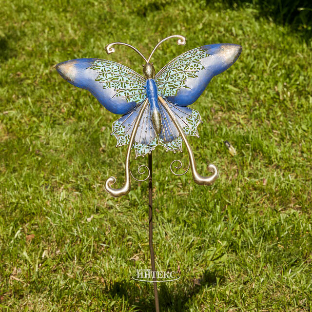 Садовый штекер Бабочка Талисса - Сад Лазурной Песни 111 см Kaemingk