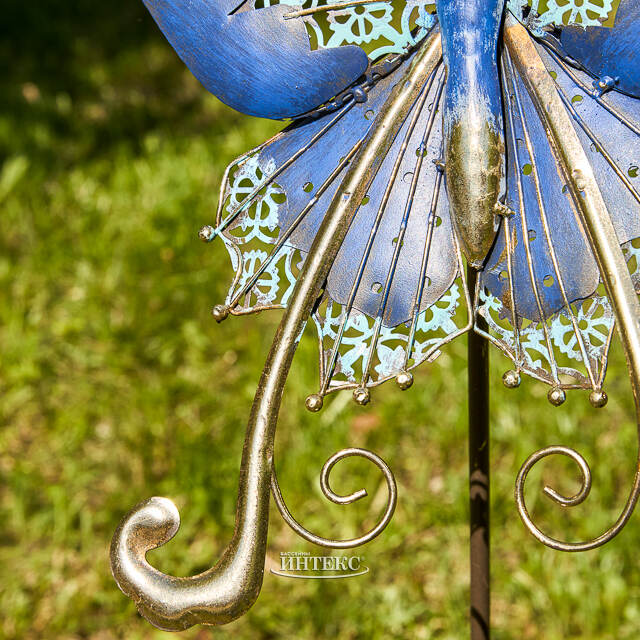 Садовый штекер Бабочка Талисса - Сад Лазурной Песни 111 см Kaemingk