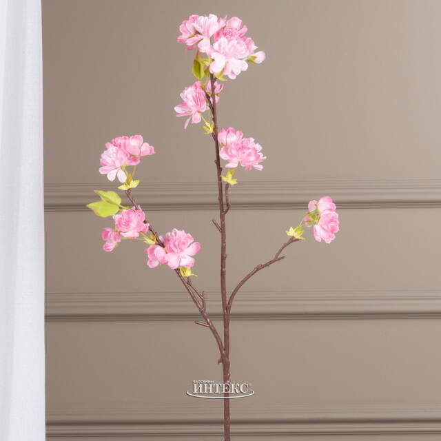 Искусственная ветка Цветущий Персик 76 см нежно-розовая Kaemingk (Кейминг)