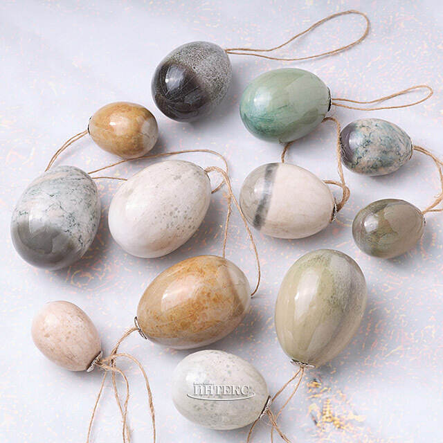 Пасхальные подвески Яйца - Holy Easter 4-6 см, 12 шт Kaemingk