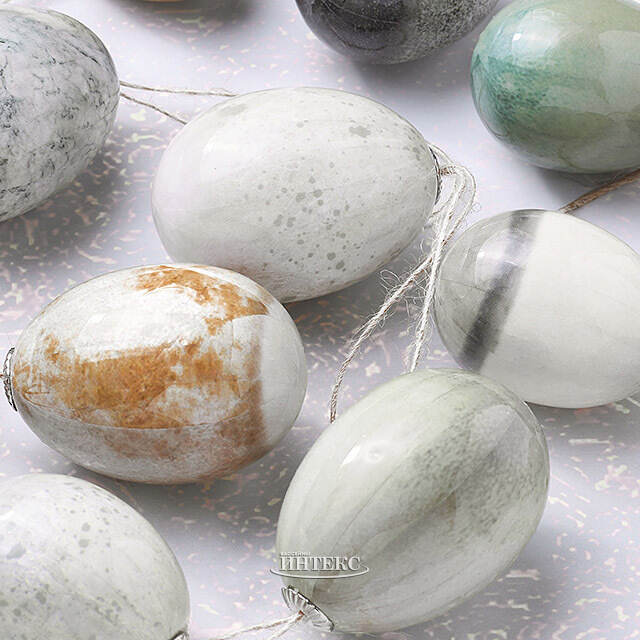 Пасхальные подвески Яйца - Holy Easter 4-6 см, 12 шт Kaemingk