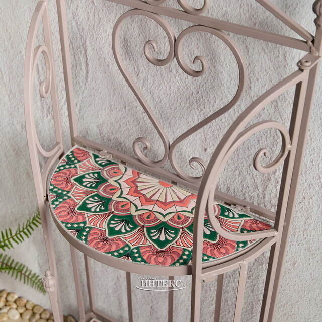 Металлический стеллаж для цветов Мелроуз 98*40 см Kaemingk (Кейминг)