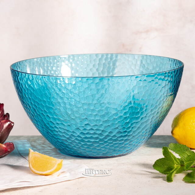 Пластиковый салатник Портофино 26*13 см голубой Kaemingk (Кейминг)