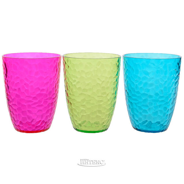 Пластиковый стакан для воды Портофино 11 см голубой Kaemingk (Кейминг)