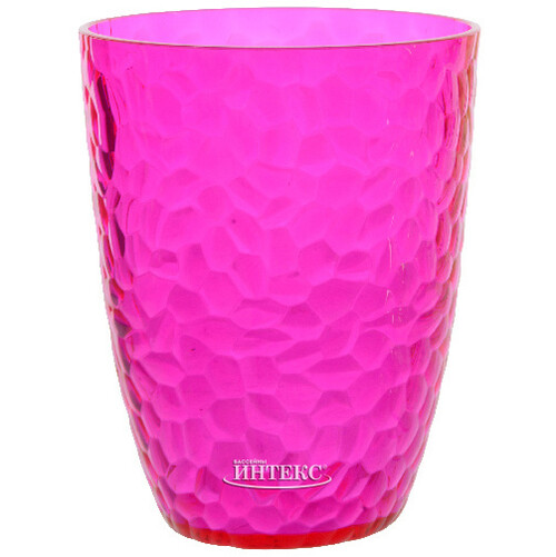 Пластиковый стакан для воды Портофино 11 см розовый Kaemingk