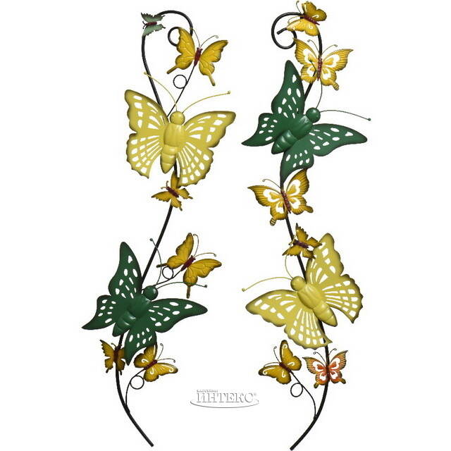 Настенный декор Бабочки Флоренцо 90*34 см Kaemingk (Кейминг)