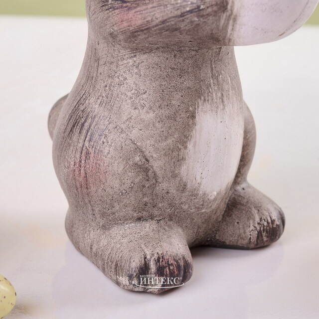 Керамическая садовая фигурка Пасхальный Кролик Данте 14 см Kaemingk (Кейминг)