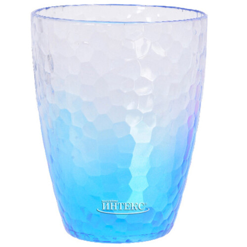 Пластиковый стакан для воды Лиссабон 11 см голубой Kaemingk