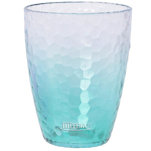 Пластиковый стакан для воды Лиссабон 11 см бирюзовый Kaemingk