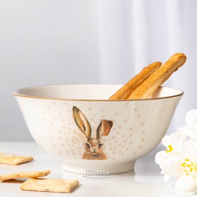 Керамический салатник Кролик Бенувиль 16*7 см Kaemingk (Кейминг)