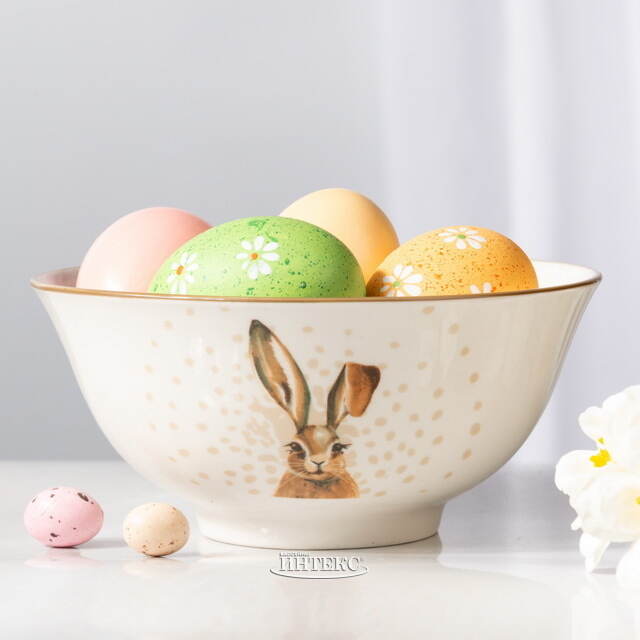 Керамический салатник Кролик Бенувиль 16*7 см Kaemingk (Кейминг)