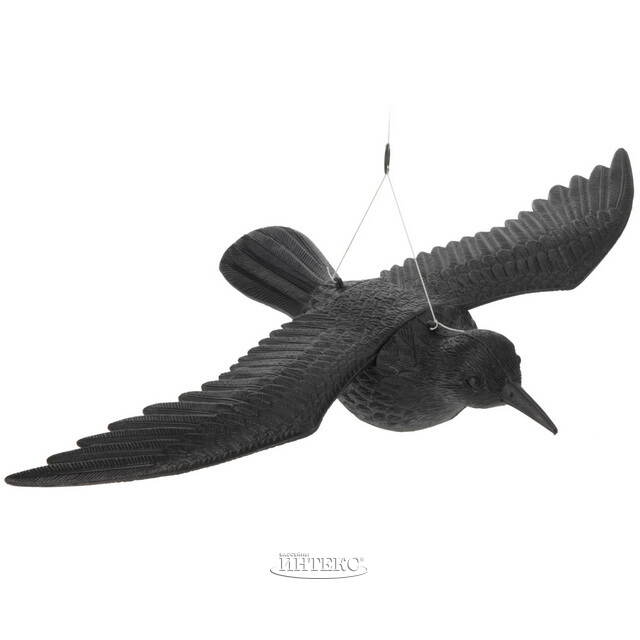 Декоративная фигура для сада Черный Ворон 58*40 см Koopman