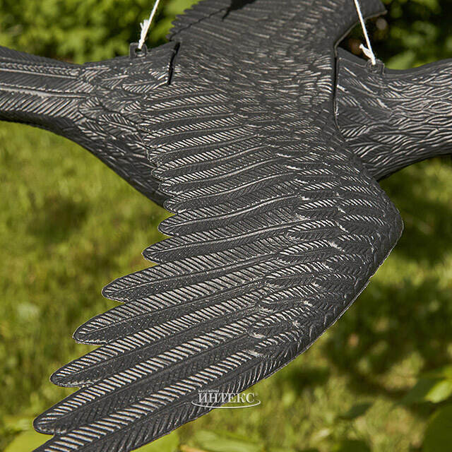 Декоративная фигура для сада Черный Ворон 58*40 см Koopman