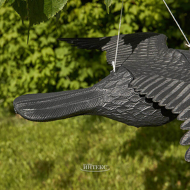 Декоративная фигура для сада Черный Ворон 58*40 см Koopman