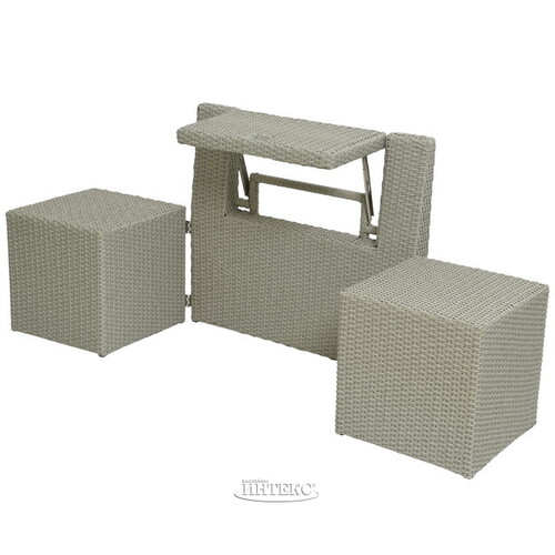 Комплект мебели для балкона из искусственного ротанга Мармарис 180*80*55 см для 2 человек Kaemingk
