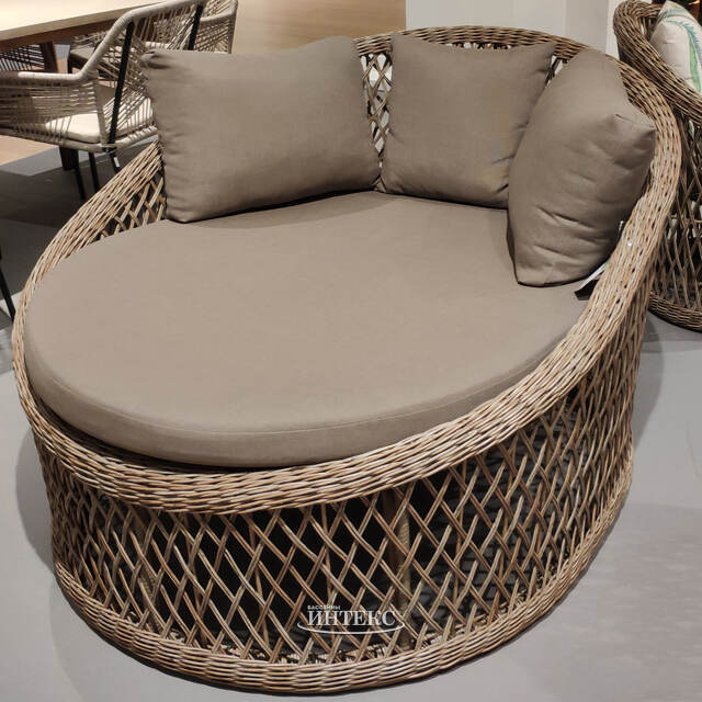 Плетёный диван Марокко 148*120*86 см Kaemingk (Кейминг)