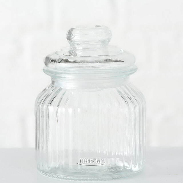 Набор стеклянных баночек для хранения Тибурсио 15-23 см, 3 шт Boltze