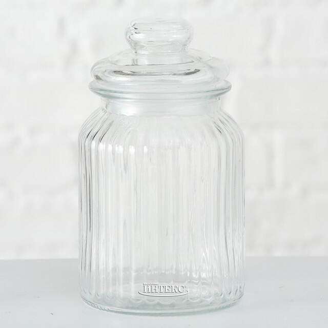 Набор стеклянных баночек для хранения Тибурсио 15-23 см, 3 шт Boltze