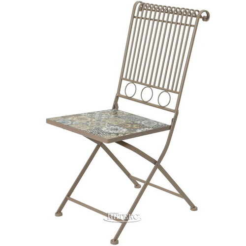 Складной стул с мозаикой Гран Тулуз 90*45*38 см, металл Kaemingk