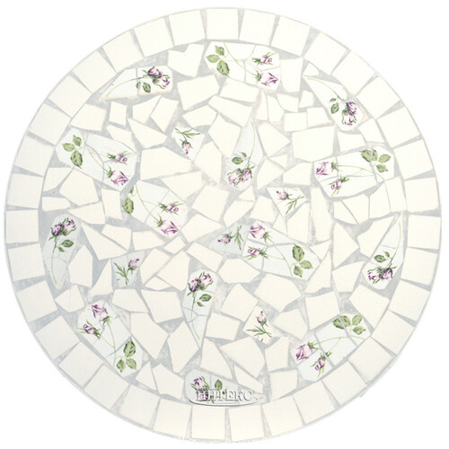 Складной садовый столик с мозаикой Флорентин Тессера 70*60 см, металл Kaemingk