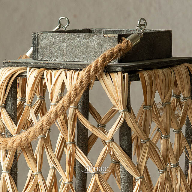 Подсвечник фонарь Natural Style 31 см Kaemingk