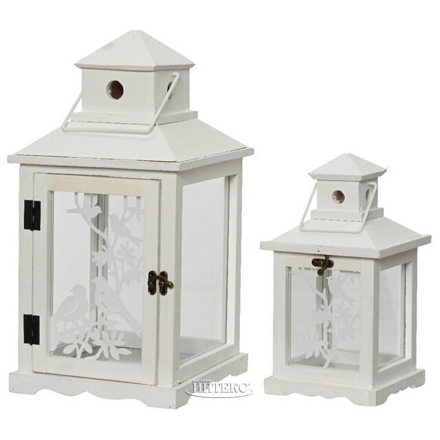 Набор подсвечников-фонарей Примавера 26-42 см, 2 шт Kaemingk (Кейминг)