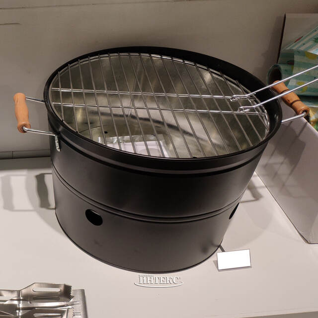 Мангал для барбекю Флэт Айрон 40*33 см черный Kaemingk