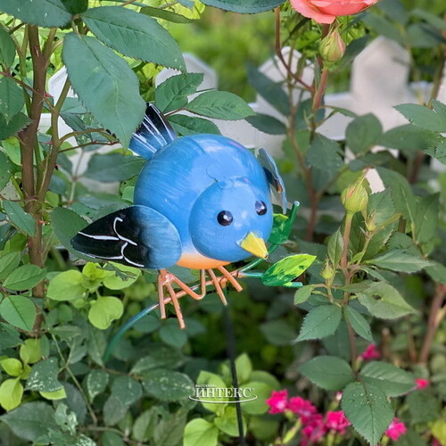 Садовый штекер Птичка Валенсии 54 см синяя Kaemingk