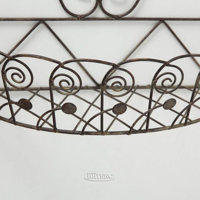 Подвесное кашпо Шебби 32*28 см, металл Boltze