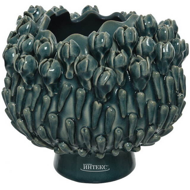 Керамическое кашпо Гринвелл 22 см Kaemingk (Кейминг)