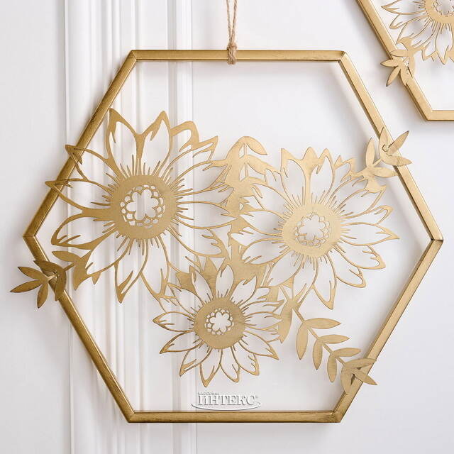 Набор декоративных панно Flower Symphony 39 см, 2 шт Kaemingk