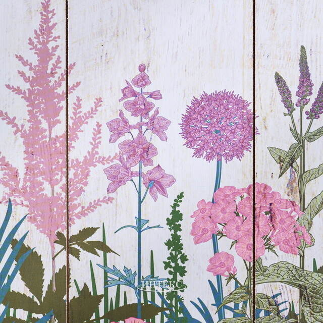 Деревянное панно в стиле Прованс - Цветение Руссийона 40*40 Kaemingk