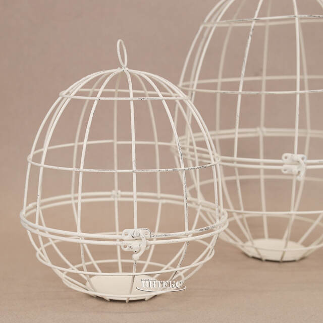 Набор декоративных клеток Mirecourt Blanc 3 шт Kaemingk