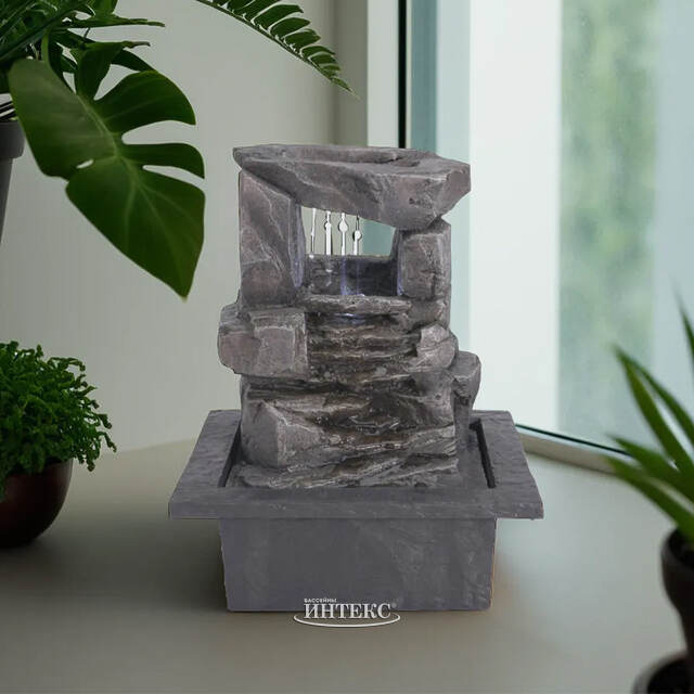 Декоративный фонтан Remunelli 27*22 см с LED подсветкой Koopman