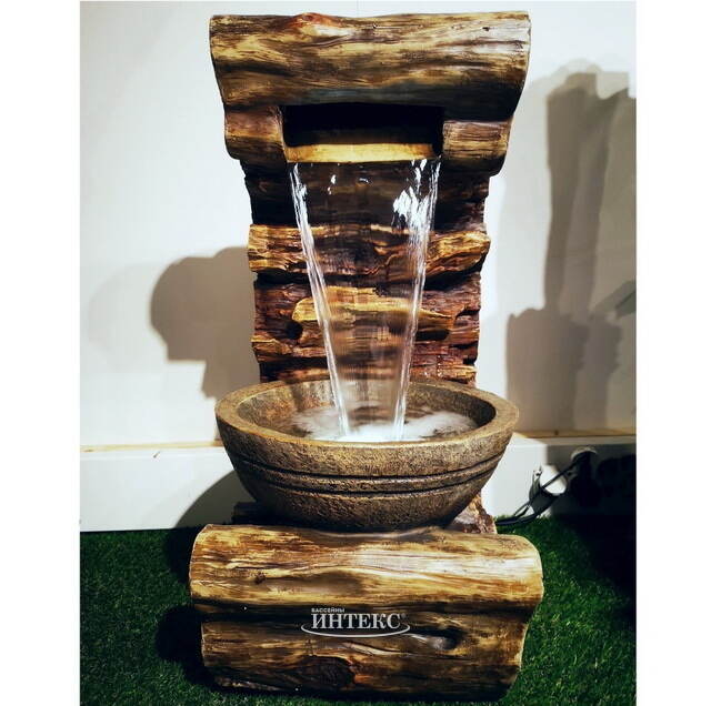 Садовый фонтан Голдштейн 80 см с LED подсветкой Winter Deco