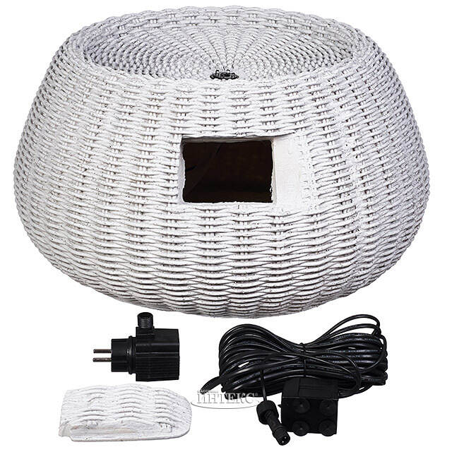 Декоративный фонтан Сорренто Кьяро 54*28 см с LED подсветкой Kaemingk (Кейминг)