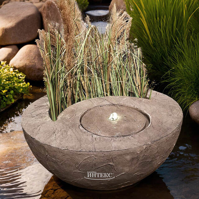 Декоративный фонтан Рэдклифф 66 см песочный, с LED подсветкой Kaemingk