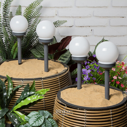 Набор садовых светильников на солнечной батарее Solar Sphere 27*10 см, 3 шт, IP44, уцененный Kaemingk