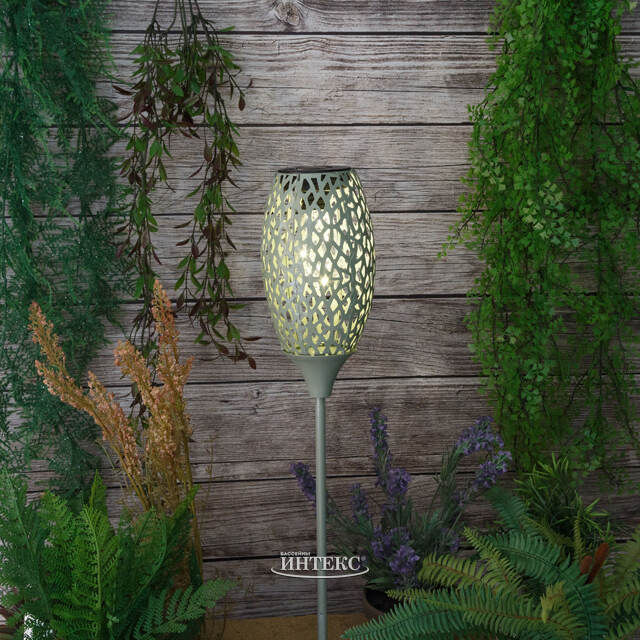 Садовый фонарь на солнечной батарее Solar Drop 94*11 см, зеленый, IP44 Kaemingk (Кейминг)
