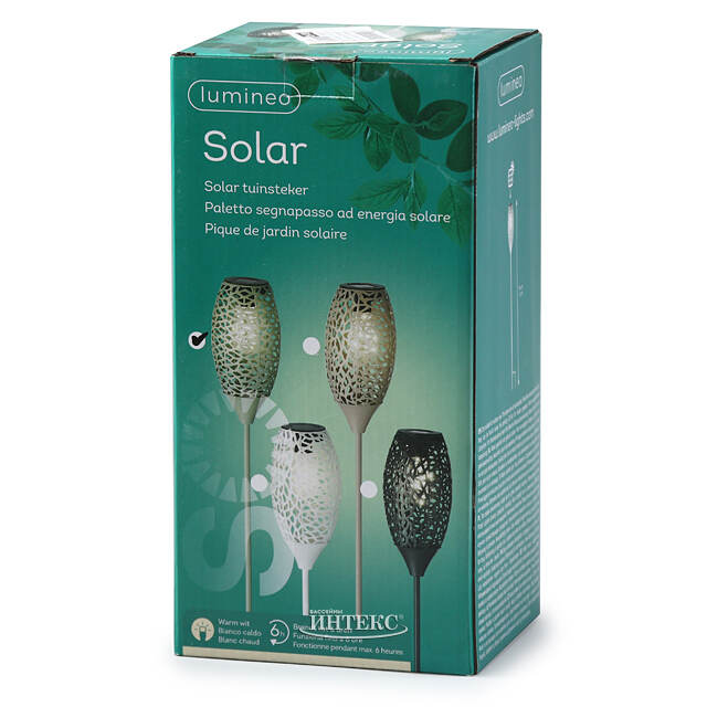 Садовый фонарь на солнечной батарее Solar Drop 94*11 см, зеленый, IP44 Kaemingk (Кейминг)