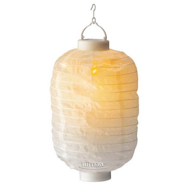 Китайский фонарик на солнечной батарее Solar Porcelana 30*20 см, с эффектом живого пламени, IP44 Kaemingk