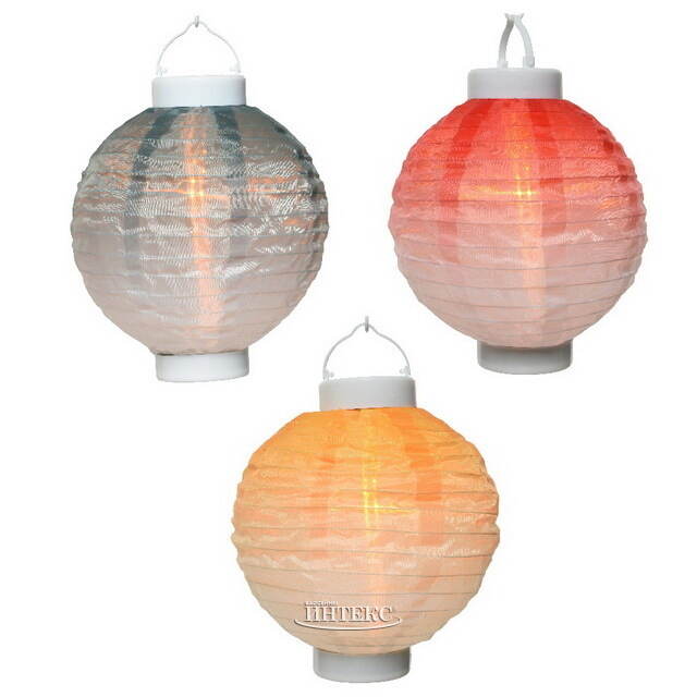 Набор светильников на солнечной батарее Solar Bravia 20 см, с эффектом живого пламени, 3 шт, IP44 Kaemingk